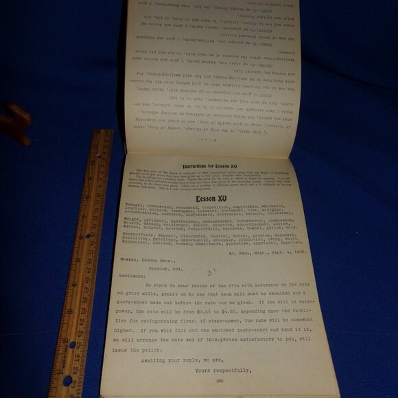 The Complete Touch Typewriting Instructor Book -  F.W. Mosher - Underwood - 1903 - Picture 4 of 7